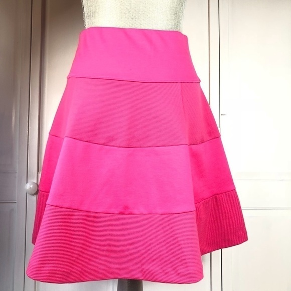 ELLE HOT PINK A-LINE SKIRT (0962) - Picture 1 of 3